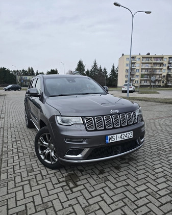 Jeep Grand Cherokee cena 139000 przebieg: 205000, rok produkcji 2020 z Siedlce małe 254